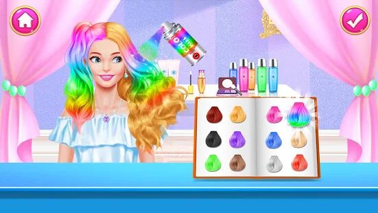 Скачать бесплатно Girl Games: Hair Salon Makeup Dress Up Stylist [Мод меню] 1.4 - RUS apk на Андроид