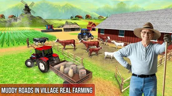 Скачать бесплатно US Agriculture Farming 3D Simulator: Tractor Cargo [Мод много монет] 1.0 - RUS apk на Андроид