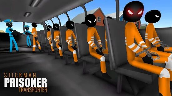 Скачать бесплатно US Police Stickman Criminal Plane Transporter Game [Мод безлимитные монеты] 4.7 - Русская версия apk на Андроид