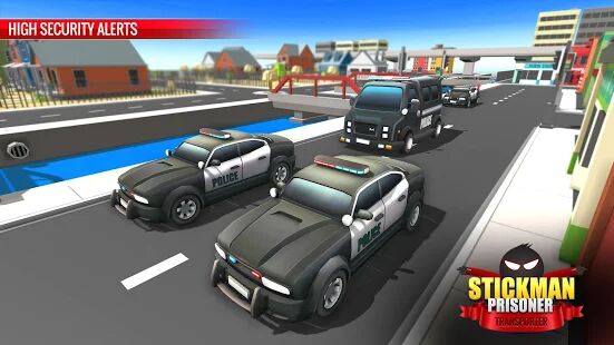 Скачать бесплатно US Police Stickman Criminal Plane Transporter Game [Мод безлимитные монеты] 4.7 - Русская версия apk на Андроид