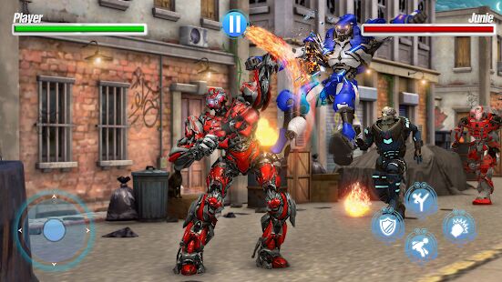 Скачать бесплатно Grand Robot Ring Battle: Robot Fighting Games [Мод открытые уровни] 5.0.2 - RU apk на Андроид