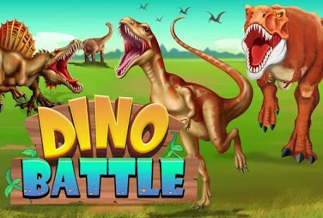 Скачать бесплатно Dino Battle [Мод много монет] 11.69 - Русская версия apk на Андроид