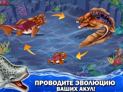 Скачать бесплатно Shark World [Мод много денег] 11.92 - Русская версия apk на Андроид