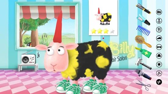 Скачать бесплатно Silly Billy Hair Salon [Мод много монет] 2.0 - Русская версия apk на Андроид