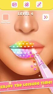 Скачать бесплатно Lip Art Makeup Artist - Relaxing Girl Art Games [Мод меню] 1.3 - RU apk на Андроид