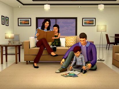 Скачать бесплатно Family Simulator - Virtual Mom Game [Мод много денег] 2.4 - RU apk на Андроид