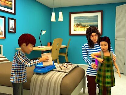 Скачать бесплатно Family Simulator - Virtual Mom Game [Мод много денег] 2.4 - RU apk на Андроид