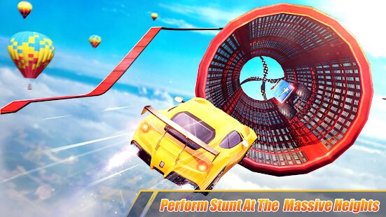 Скачать бесплатно Mega Ramps Ultimate Car Jumping - Impossible Drive [Мод меню] Зависит от устройства - Русская версия apk на Андроид