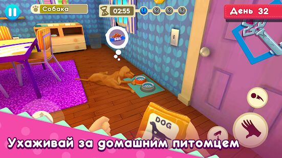 Скачать бесплатно Mother Simulator: Счастливая виртуальная семья [Мод открытые уровни] 1.6.3 - RU apk на Андроид