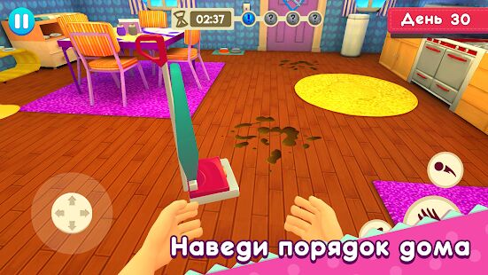 Скачать бесплатно Mother Simulator: Счастливая виртуальная семья [Мод открытые уровни] 1.6.3 - RU apk на Андроид