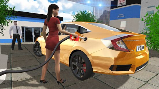 Скачать бесплатно Car Simulator Civic: City Driving [Мод открытые уровни] 1.1.0 - RU apk на Андроид