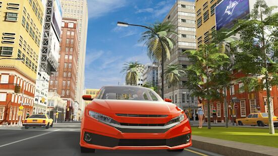 Скачать бесплатно Car Simulator Civic: City Driving [Мод открытые уровни] 1.1.0 - RU apk на Андроид