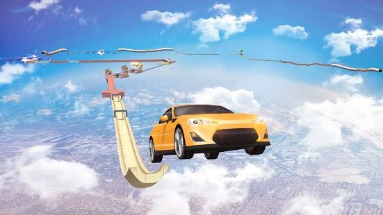 Скачать бесплатно Mega Ramp Car Stunts Racing: Невозможные трассы 3D [Мод открытые покупки] 2.4.3 - RUS apk на Андроид