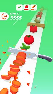 Скачать бесплатно Perfect Slices [Мод открытые уровни] 1.3.6 - RUS apk на Андроид