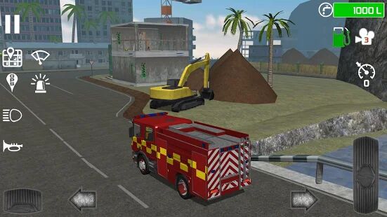 Скачать бесплатно Fire Engine Simulator [Мод меню] 1.4.7 - RUS apk на Андроид