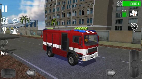 Скачать бесплатно Fire Engine Simulator [Мод меню] 1.4.7 - RUS apk на Андроид