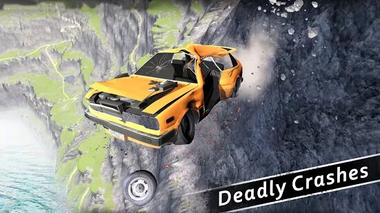 Скачать бесплатно Car Crash Test Simulator 3d: Leap of Death [Мод открытые уровни] 1.6 - RUS apk на Андроид