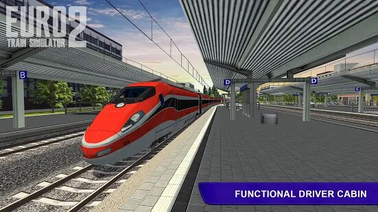 Скачать бесплатно Euro Train Simulator 2 [Мод много монет] 2020.4.35 - RUS apk на Андроид