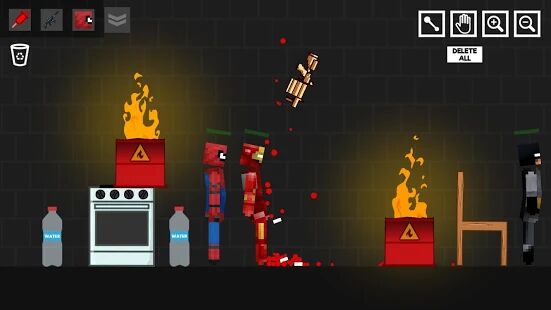 Скачать бесплатно Spider Ragdoll Playground: Iron Human [Мод открытые покупки] 1.1.2 - RUS apk на Андроид