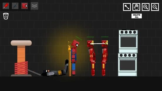 Скачать бесплатно Spider Ragdoll Playground: Iron Human [Мод открытые покупки] 1.1.2 - RUS apk на Андроид