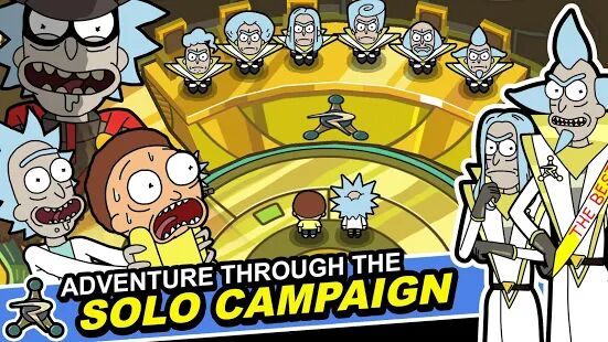 Скачать бесплатно Pocket Mortys [Мод открытые уровни] 2.25.1 - RU apk на Андроид