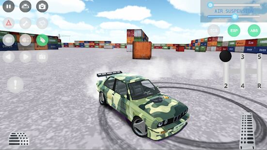 Скачать бесплатно E30 Drift and Modified Simulator [Мод открытые уровни] 2.7 - RU apk на Андроид