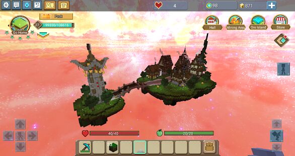 Скачать бесплатно Sky Block [Мод открытые покупки] 2.5.1 - RUS apk на Андроид