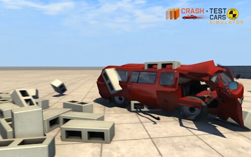 Скачать бесплатно Car Crash Test UAZ BUHANKA [Мод открытые уровни] 1.5.4 - Русская версия apk на Андроид