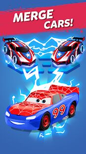 Скачать бесплатно Merge Neon Car: Car Merger [Мод открытые уровни] 2.3.8 - RUS apk на Андроид