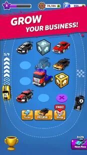 Скачать бесплатно Merge Muscle Car: Classic American Muscle Merger [Мод много монет] 2.3.8 - RUS apk на Андроид