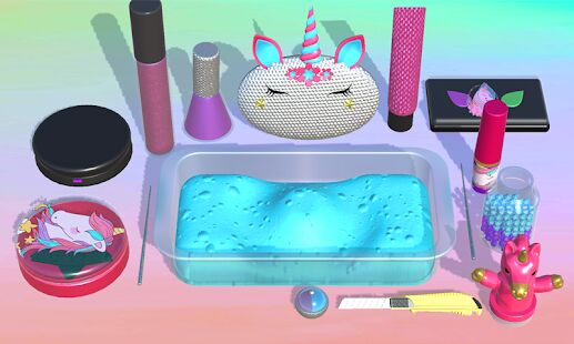 Скачать бесплатно DIY Makeup Slime Maker! Super Slime Simulations [Мод открытые уровни] 2.1 - RU apk на Андроид