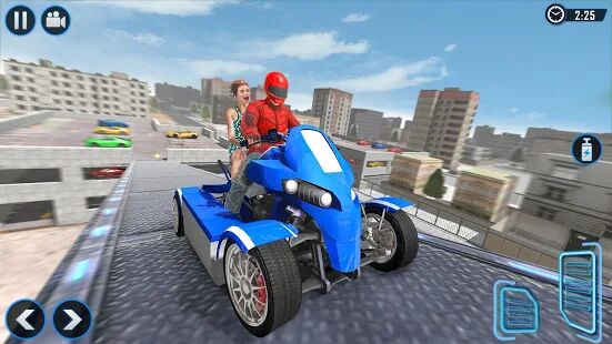 Скачать бесплатно ATV Quad City Bike Simulator 2020: игры в такси [Мод безлимитные монеты] 20.1 - Русская версия apk на Андроид