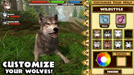 Скачать бесплатно Ultimate Wolf Simulator [Мод открытые уровни] Зависит от устройства - RU apk на Андроид