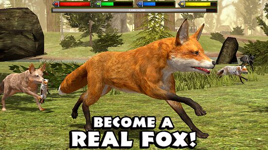 Скачать бесплатно Ultimate Fox Simulator [Мод безлимитные монеты] Зависит от устройства - Русская версия apk на Андроид