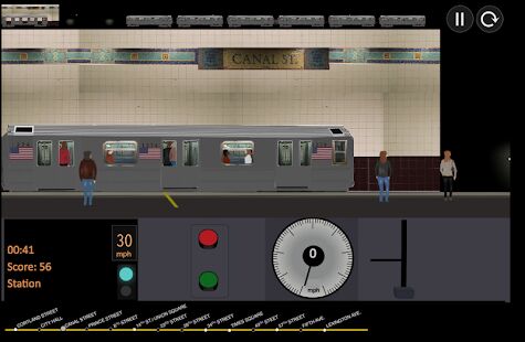 Скачать бесплатно New York Subway Driver [Мод безлимитные монеты] 2.0 - RU apk на Андроид