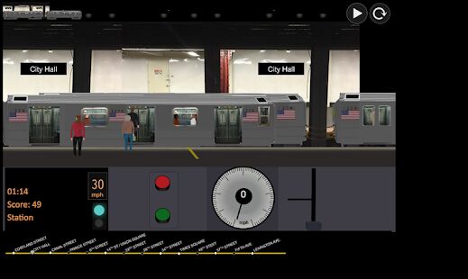 Скачать бесплатно New York Subway Driver [Мод безлимитные монеты] 2.0 - RU apk на Андроид