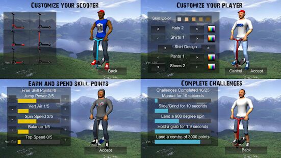 Скачать бесплатно Scooter Freestyle Extreme 3D [Мод много монет] Зависит от устройства - RUS apk на Андроид