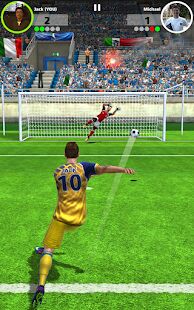 Скачать бесплатно Football Strike - Multiplayer Soccer [Мод много денег] 1.29.0 - Русская версия apk на Андроид