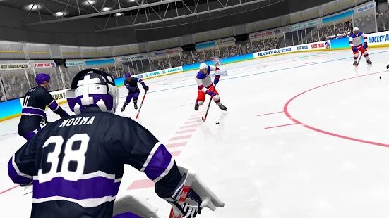 Скачать бесплатно Hockey All Stars [Мод открытые покупки] 1.6.2.435 - Русская версия apk на Андроид