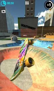 Скачать бесплатно Настоящий Скейт - Skate 3D [Мод много денег] 1.7 - Русская версия apk на Андроид