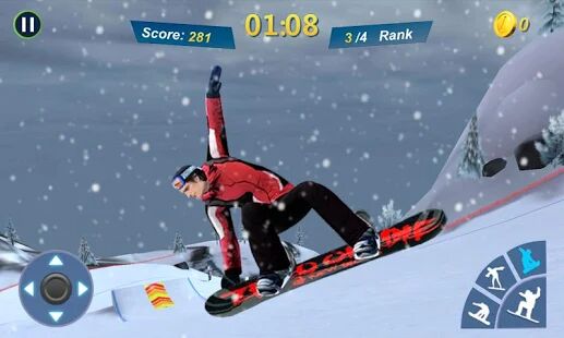 Скачать бесплатно Snowboard Master 3D [Мод много денег] 1.2.3 - RU apk на Андроид