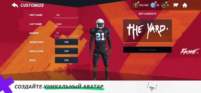 Скачать бесплатно Madden NFL 21 Mobile Football [Мод меню] 7.4.4 - Русская версия apk на Андроид