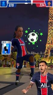 Скачать бесплатно PSG Football Freestyle [Мод много денег] 1.0.11 - RU apk на Андроид