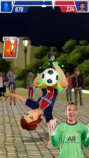 Скачать бесплатно PSG Football Freestyle [Мод много денег] 1.0.11 - RU apk на Андроид