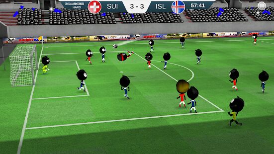 Скачать бесплатно Stickman Soccer 2018 [Мод меню] 2.3.3 - RU apk на Андроид