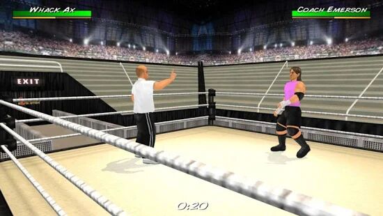 Скачать бесплатно Wrestling Revolution 3D [Мод безлимитные монеты] 1.71 - RUS apk на Андроид