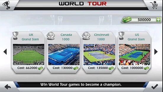 Скачать бесплатно Теннис пальцем 3D - Tennis [Мод много монет] 1.8.1 - RU apk на Андроид