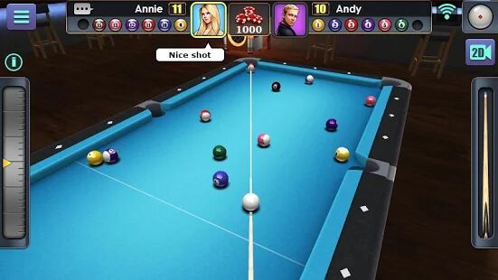 Скачать бесплатно 3D бильярд [Мод открытые покупки] 2.2.2.3 - RU apk на Андроид