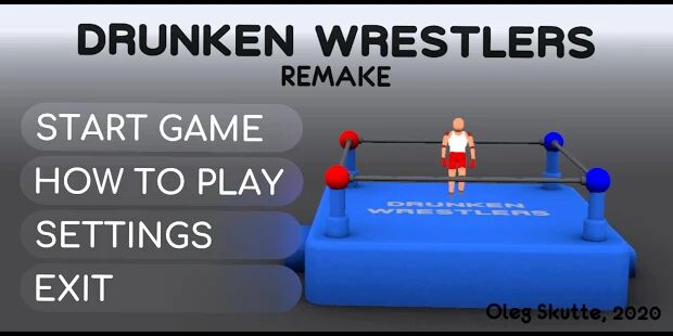 Скачать бесплатно Drunken Wrestlers Remake [Мод безлимитные монеты] 1.03 - Русская версия apk на Андроид