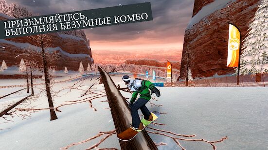 Скачать бесплатно Snowboard Party: World Tour [Мод открытые покупки] 1.6.6.RC - RU apk на Андроид